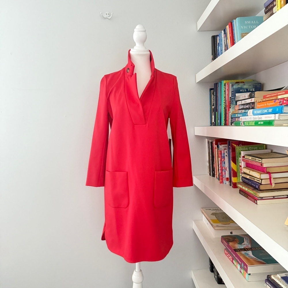 TUCKERNUCK Poppy Red Ponte Emerson Dress NWT XS
